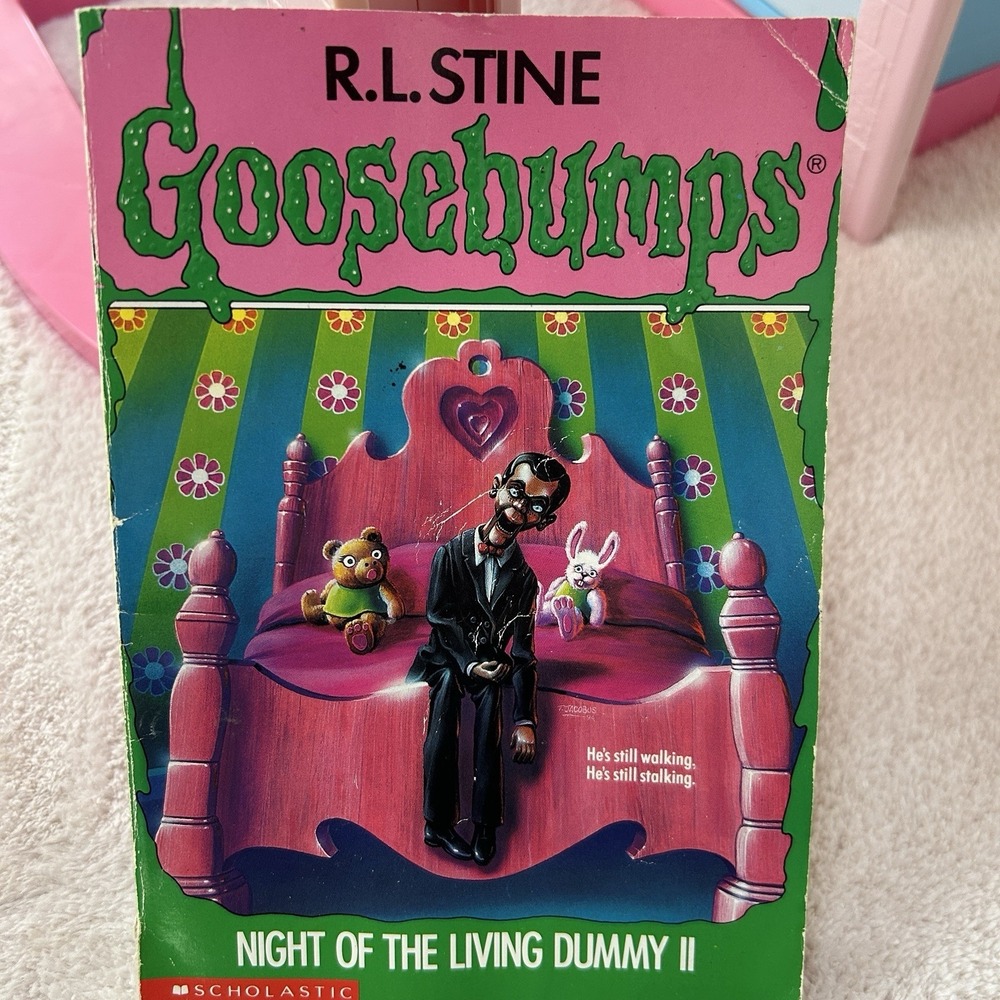 Goosebumps #31 Night of the Living Dummy‎ II 2 1st Edition Print R.L. Stine 1995